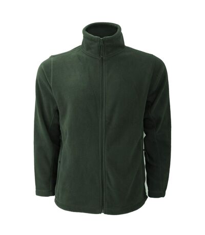 Russell Mens Full Zip Outdoor Fleece Jacket (Bottle Green)