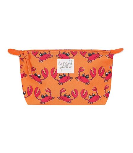 Trousse De Toilette Motif/style Crabe Taille Unique Orange Lazy Jacks