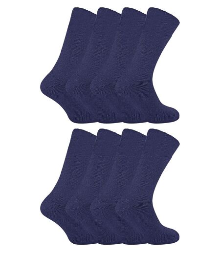 Paquet de 8 chaussettes de lit thermiques super douces pour hommes