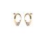 Boucles d'oreilles Mini Ring, Cristal d'Autriche-2