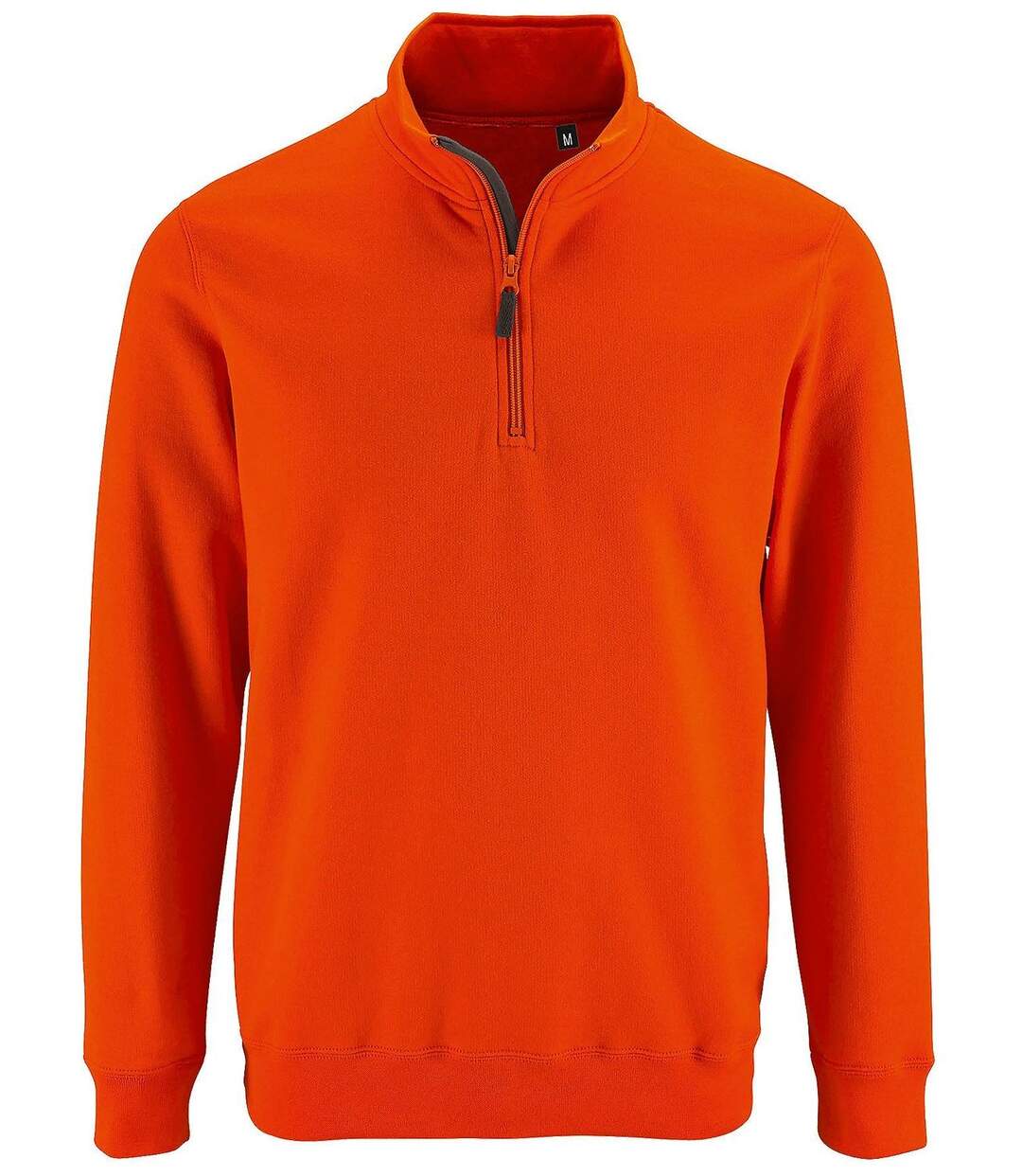 Sweat-shirt col camionneur - 02088 - orange