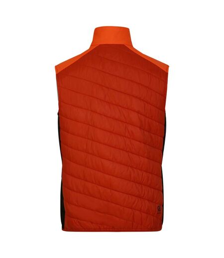 Mens Touring Quilted Lightweight Gilet Puffins Orange Rooibos Tea Dare 2B