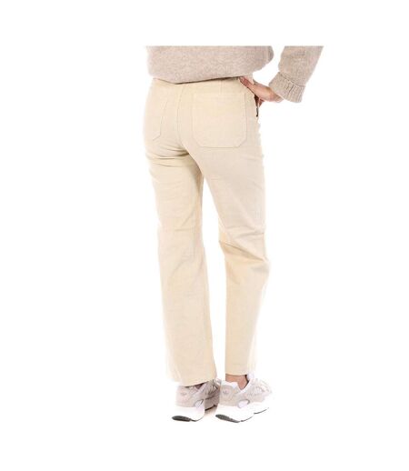 Pantalon en velours beige femme oraije pedro