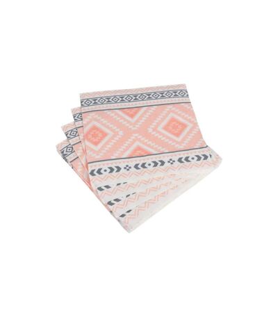 Lot de 20 Serviettes en Papier Ethnic 33x33cm Rose