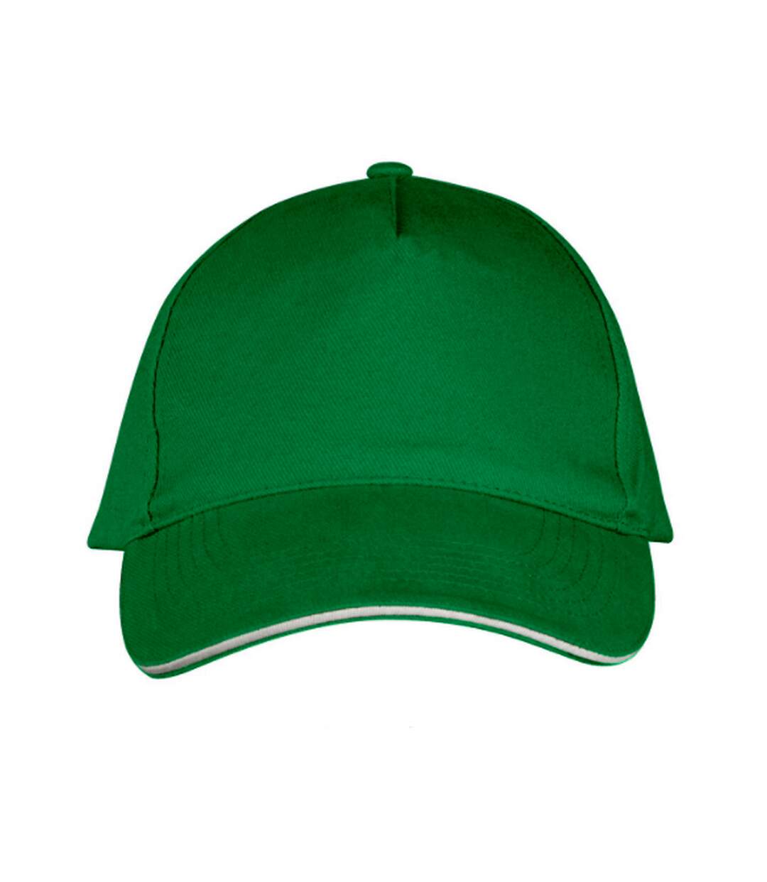 Casquette adulte unisexe vert tendre/blanc SOLS-3