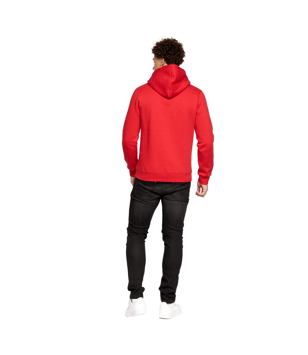 Sweat à capuche karver homme rouge / noir Crosshatch-2