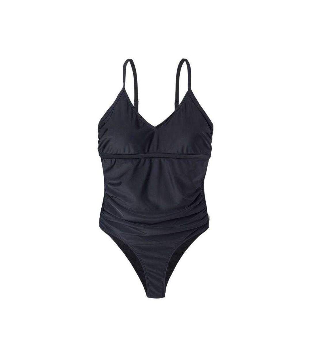 Maillot De Bain 1 Pièce Zaria Femme Noir Aquawave-2