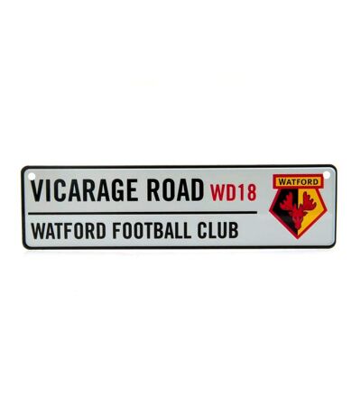 Watford FC 3D Plaque (White/Black/Red) (One Size)