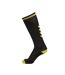 Paire de chaussettes noire/jaune homme hummel elite indoor-1