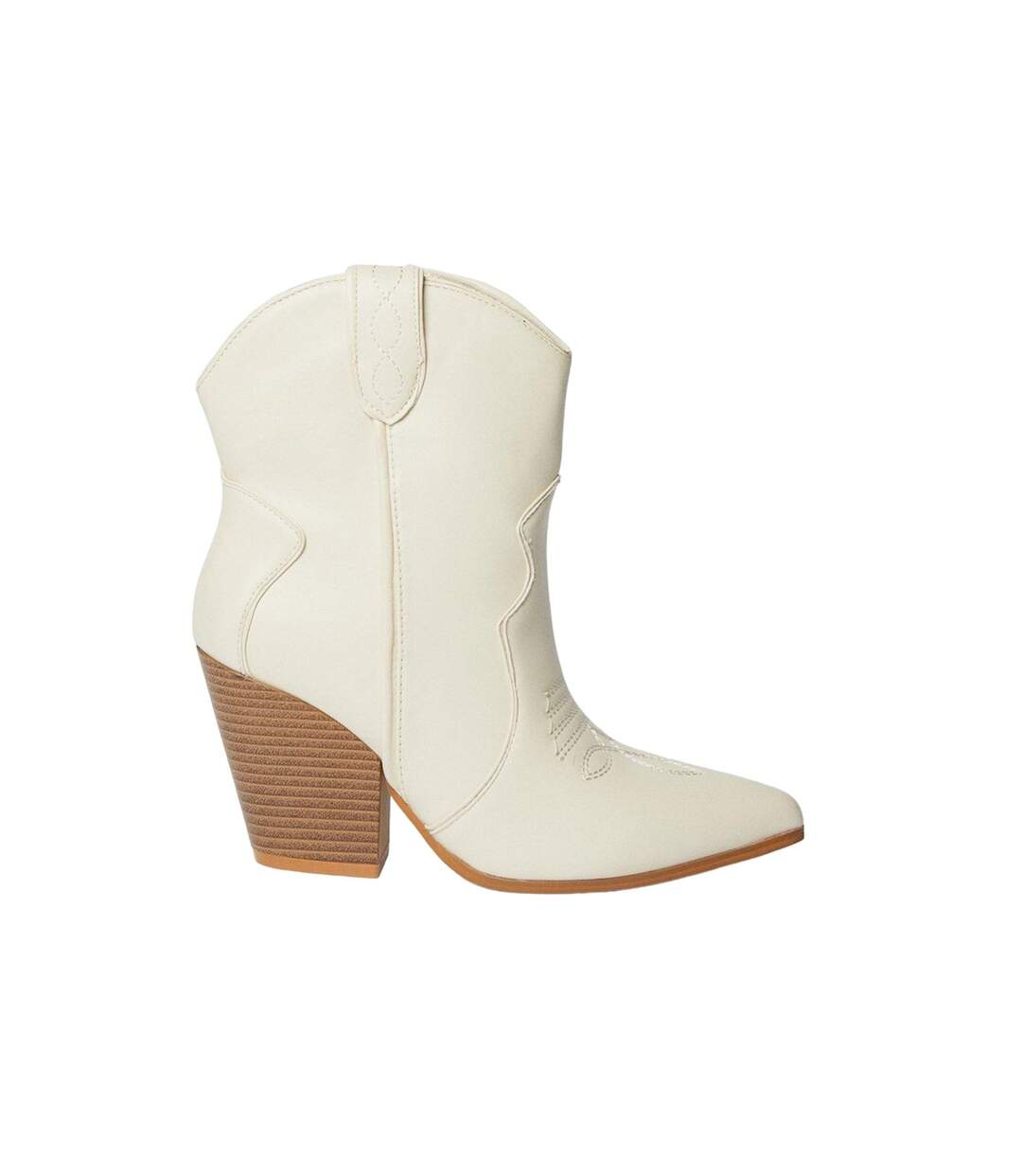 Bottes de cowboy montie femme beige Faith-2