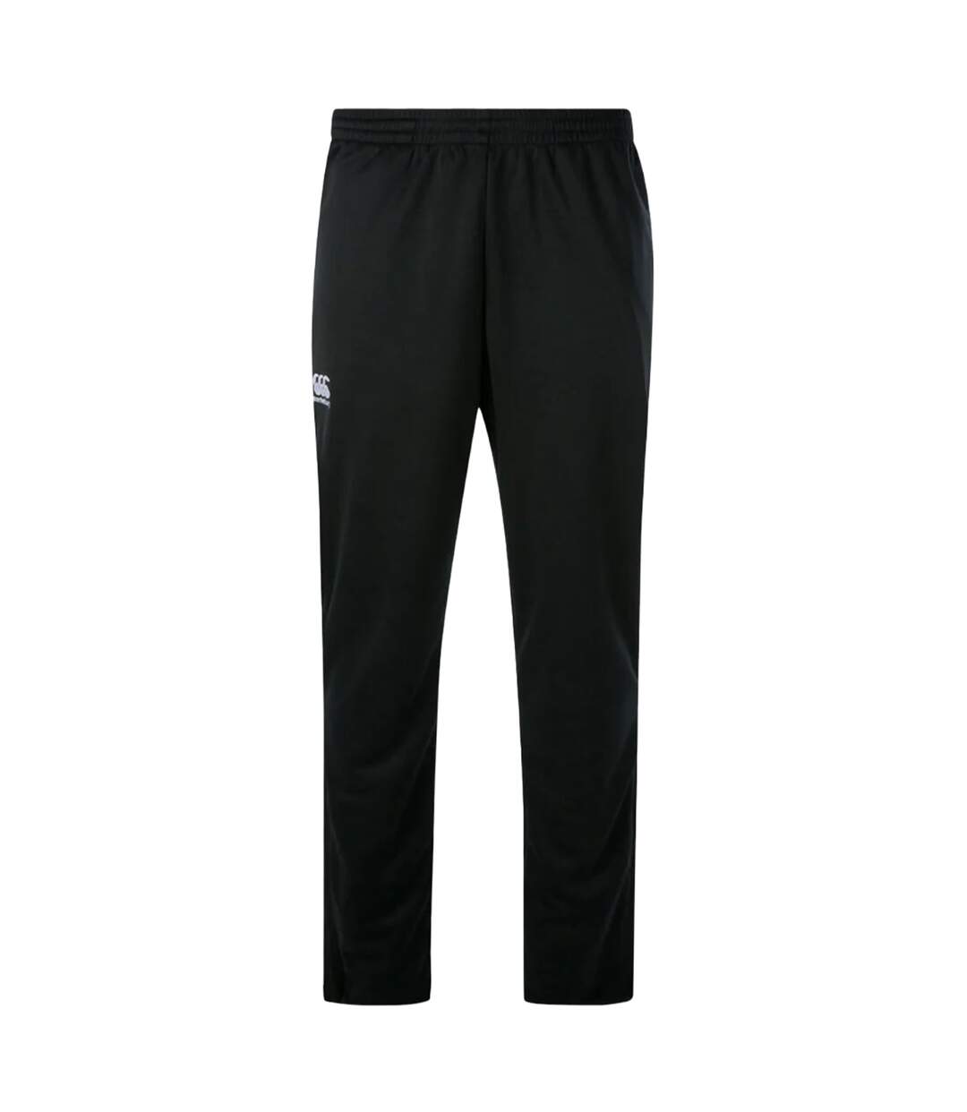 Mens Knitted Stretching Tapered Leg Jogging Bottoms Black Canterbury-2