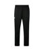 Mens Knitted Stretching Tapered Leg Jogging Bottoms Black Canterbury-2