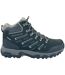 Mens Mount Mid Leather Waterproof Walking Boots Black Grey Karrimor-1