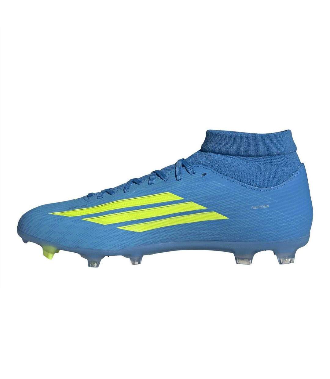 Mens League Print Firm Ground Football Boots Blue Yellow Adidas-4
