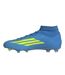 Mens League Print Firm Ground Football Boots Blue Yellow Adidas-4