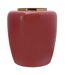 Vase Design en Métal Artisse 36cm Corail & Or-1