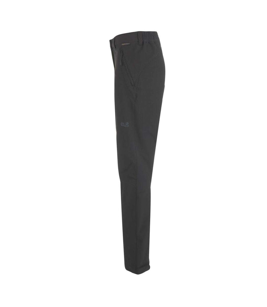 Womens/ladies Activate Xt Hiking Trousers Black Jack Wolfskin-3