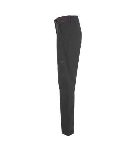 Womens/ladies Activate Xt Hiking Trousers Black Jack Wolfskin