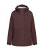 Veste Imperméable Longue À Capuche 3-en-1 Kamila Femme Marron Foncé Trespass-2