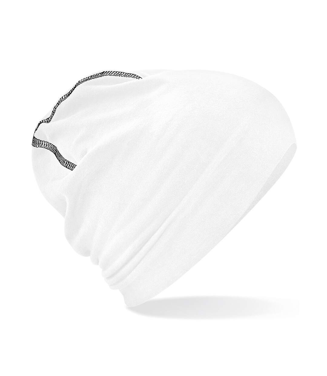 Bonnet hommes blanc / noir Beechfield-1