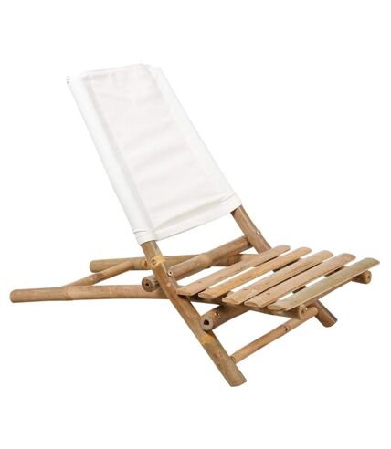 Chaise de plage en bambou