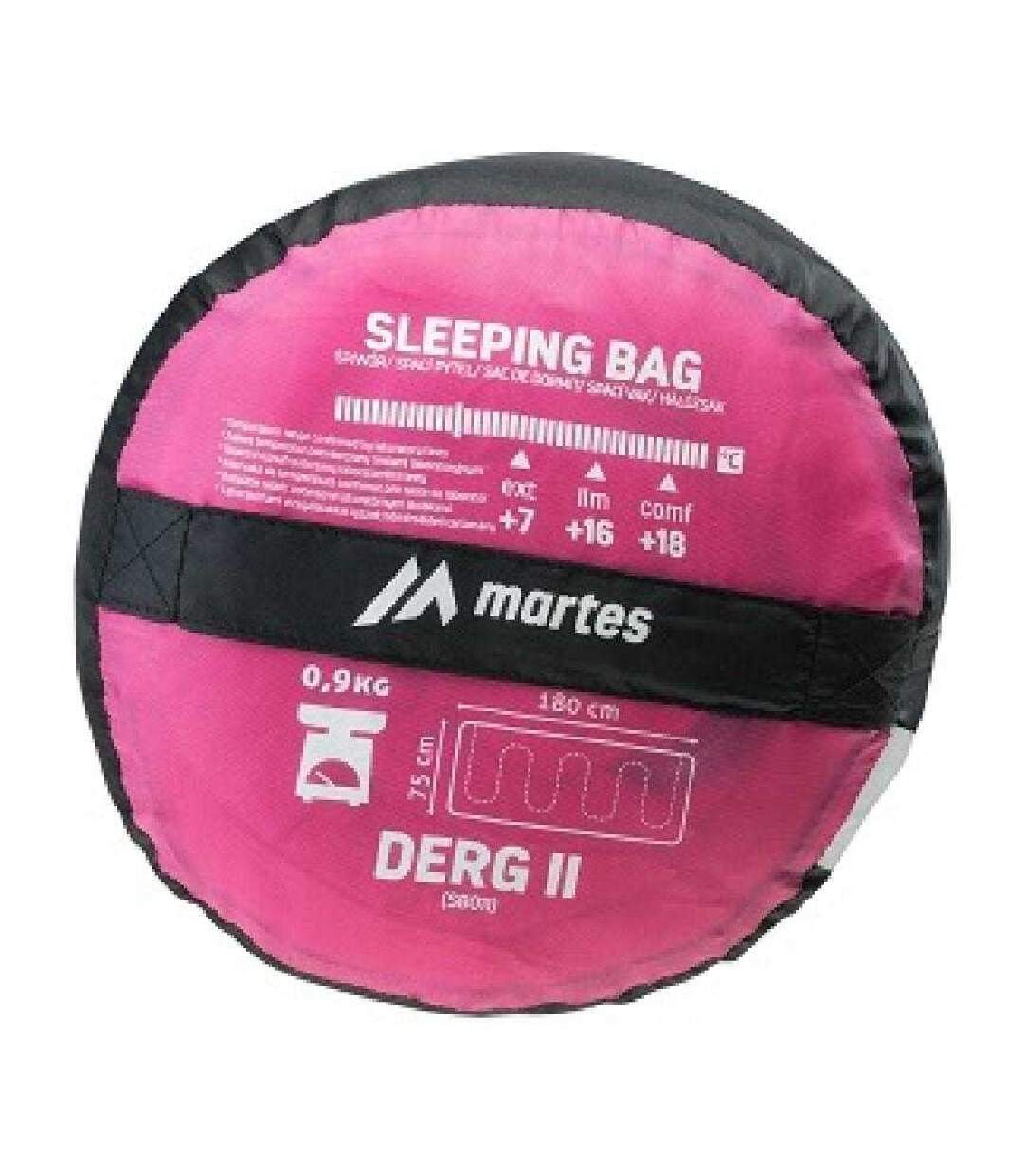 Sac De Couchage Rectangulaire Camping Derg Taille Unique Rose Martes-2