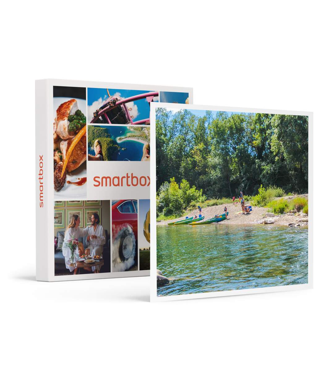 Balade nautique en famille : une descente en canoë triplace ou canadia 4 places près d'Alès - SMARTBOX - Coffret Cadeau Sport & Aventure