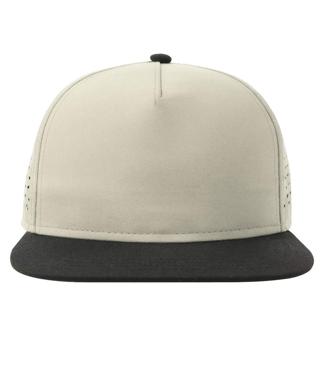 Casquette ajustable bank adulte gris clair / noir Atlantis-1