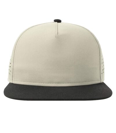 Casquette ajustable bank adulte gris clair / noir Atlantis