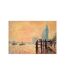 Claude Monet - Imprimé THE THAMES AND WESTMINSTER (Orange / Gris / Marron) (40 cm x 30 cm) - UTPM6239