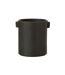 Cache-Pot Design Handle 17cm Noir-1
