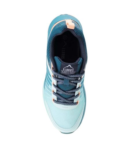 Womens/ladies noruta walking shoes sky blue/tile blue/light orange Elbrus