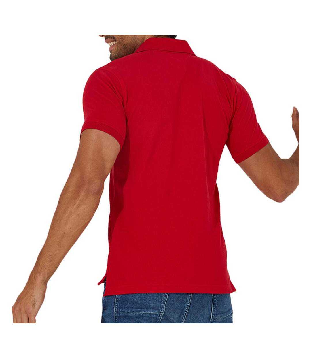 Polo Rouge Homme Tommy Hilfiger 1985 - L