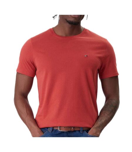 T-shirt rouge homme tommy hilfiger tjm xslim jersey