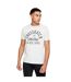 T-shirts luckmoore homme blanc / orange / noir / gris / bleu marine Crosshatch Crosshatch