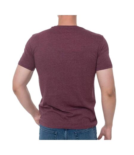 T-shirt bordeaux homme tommy hilfiger tjm x slim jaspe