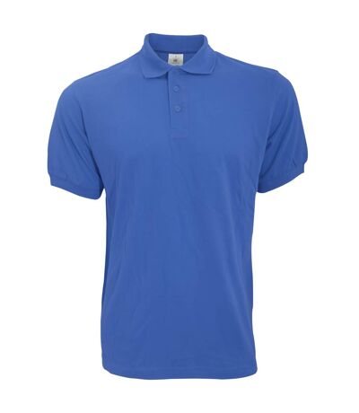 B&C Safran Mens Polo Shirt / Mens Short Sleeve Polo Shirts (Royal)