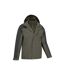 Mens District Extreme 3 In 1 Waterproof Jacket Khaki Green Mountain Warehouse-3
