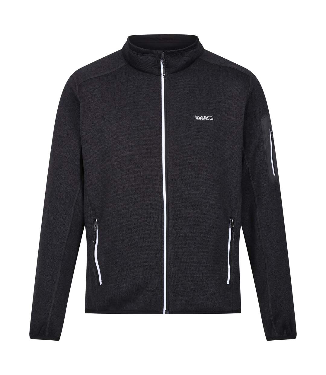Mens newhill marl full zip fleece jacket ash Regatta-1