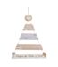 Pancarte de Noël Sapin Laponie 70cm Beige-1