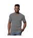 T-shit Col V Homme Gris Ardoise Stedman-1