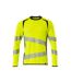 Sweat Motif/style Deux Tons Accelerate Safe Premium Homme Jaune Fluo Noir Mascot-1