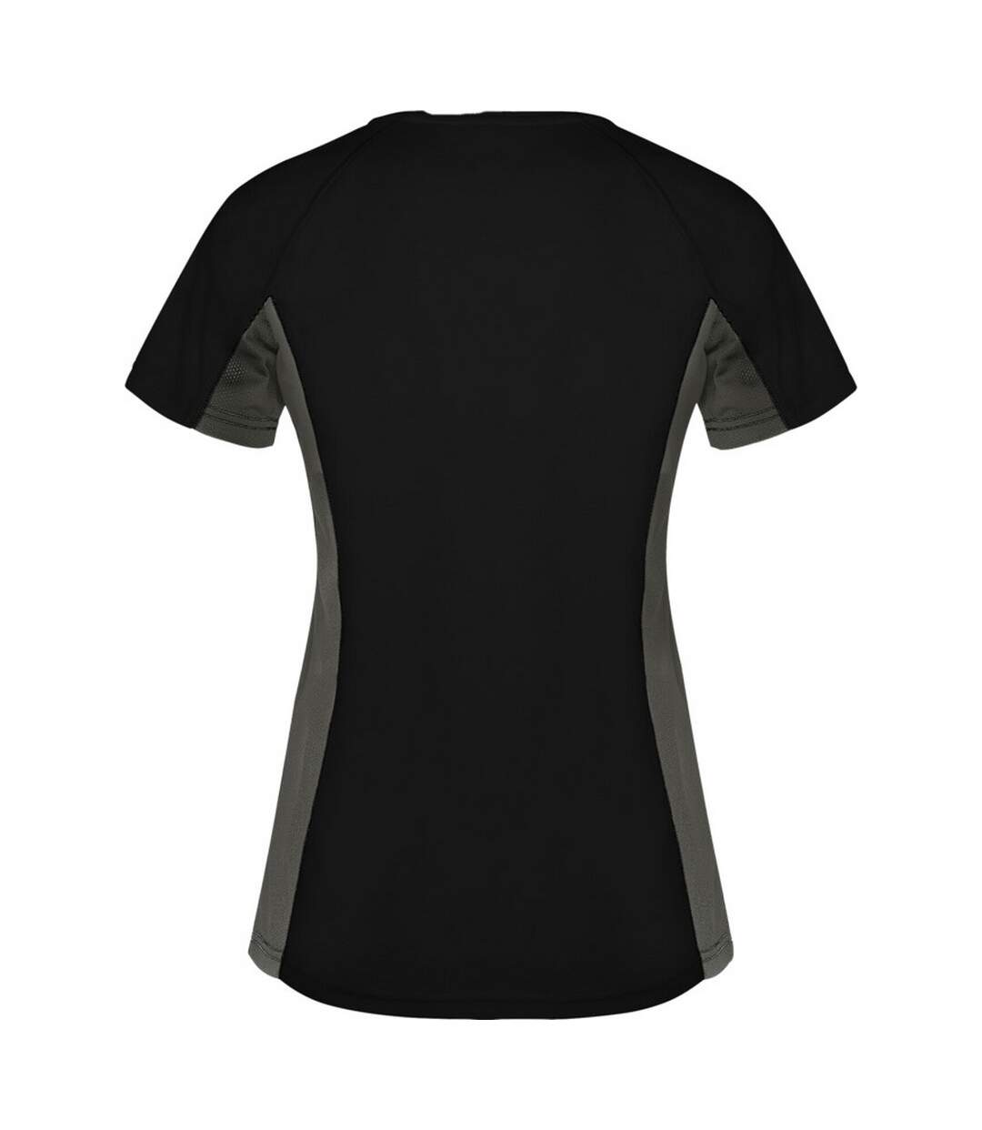 T-shirt shanghai femme noir uni Roly