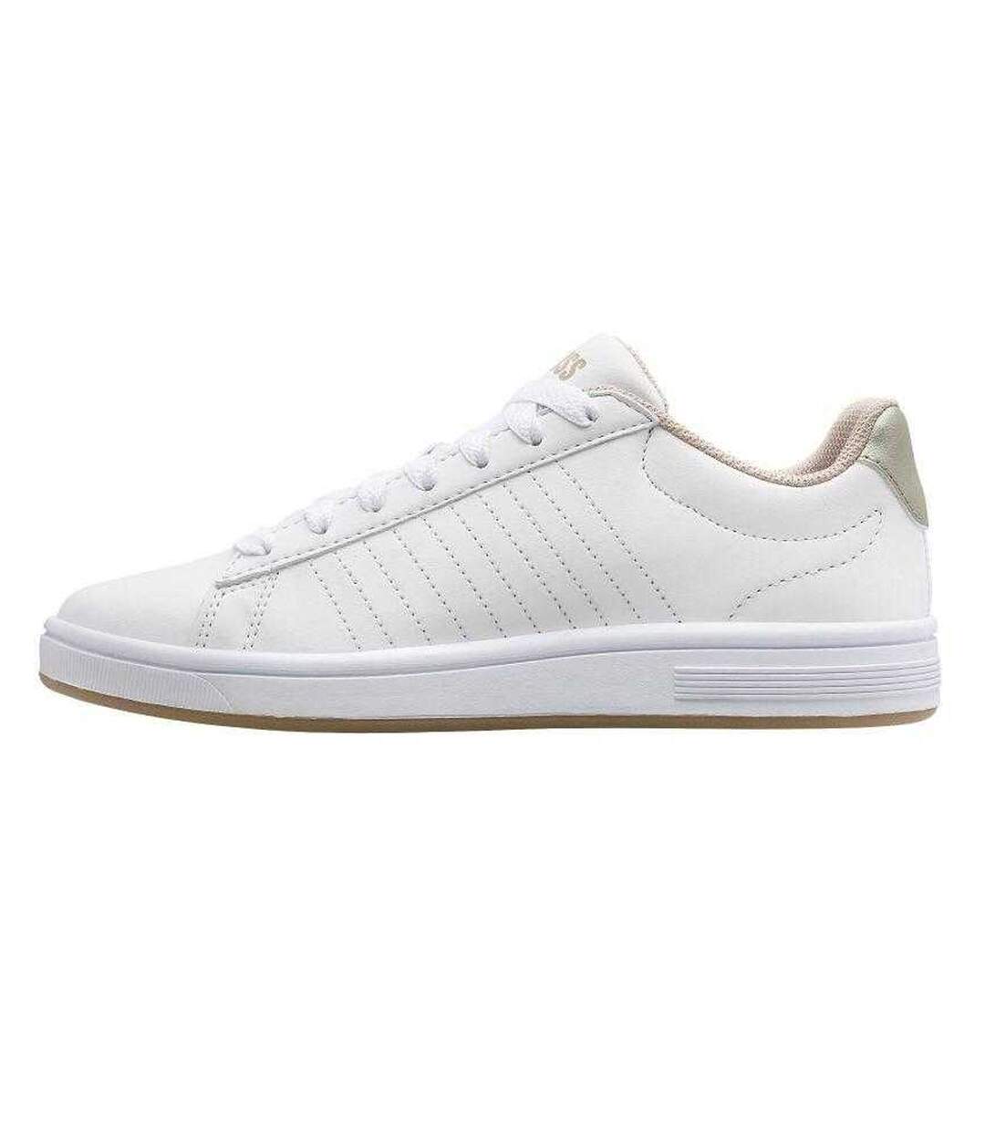 Baskets Court Shield Femme Blanc K-Swiss-3