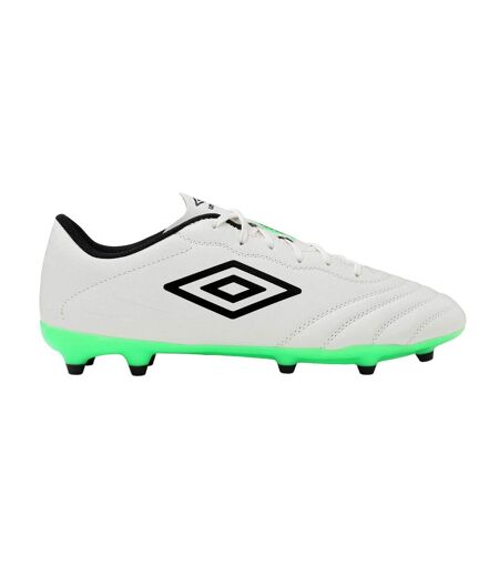 Umbro Mens Tocco III Club Leather Soccer Cleats (White/Black/Andean Toucan) - UTUO1734