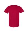 Gildan – Lot de 5 T-shirts manches courtes - Hommes (Bordeaux) - UTBC4807
