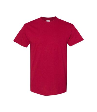 Gildan Mens Heavy Cotton Short Sleeve T-Shirt (Pack of 5) (Cardinal) - UTBC4807