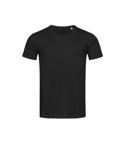 T-shirt col rond stars ben homme noir Stedman