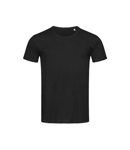 T-shirt col rond stars ben homme noir Stedman