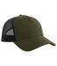 Rapper 5 panel cotton sustainable trucker cap olive/black Atlantis-2